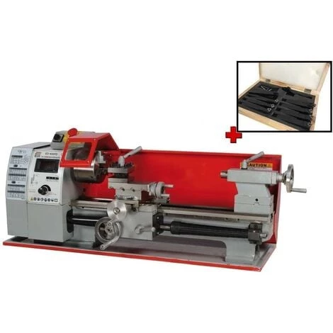 Tout neuf ❤️ TOUR A METAUX D'ETABIL 400 MM AVEC VARIATEUR HOLZMANN ED400FD + 9 OUTILS 9TLG10 ???? 1 Tout neuf ❤️ TOUR A METAUX D'ETABIL 400 MM AVEC VARIATEUR HOLZMANN ED400FD + 9 OUTILS 9TLG10 ????