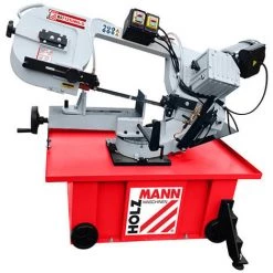 Remise ???? HOLZMANN Scie à Ruban Métal Avec Boîte 3 Vitesses - 39, 55 Et 67 M/min - 400 V 1100 W ????