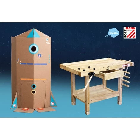 Nouveau ???? Holzmann Etabli Pour Enfants WB106Mini - 106x61x70 Cm ???? 3 Nouveau ???? Holzmann Etabli Pour Enfants WB106Mini - 106x61x70 Cm ???? – Image 3