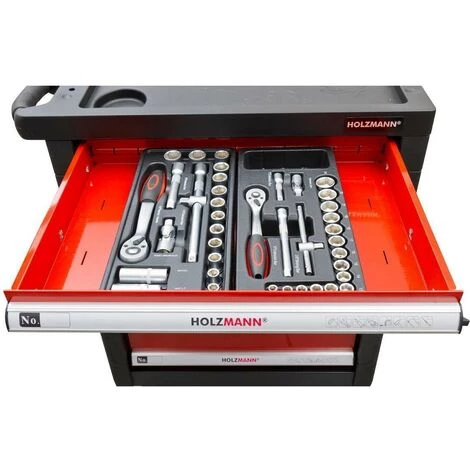 Budget ⌛ CHARIOT ATELIER 391PCS OUTILS CAISSE ROULETTES ROULANT SERVANTE HOLZMANN WW790W ✔️ 2 Budget ⌛ CHARIOT ATELIER 391PCS OUTILS CAISSE ROULETTES ROULANT SERVANTE HOLZMANN WW790W ✔️ – Image 2