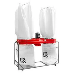 Promo ???? HOLZMANN Aspirateur à Copeaux De Bois 2 Sacs - Débit D'air 8 000 M3/h - 4 500 W 400 V Triphasé ⌛