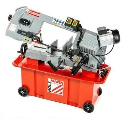 Le moins cher ⭐ HOLZMANN Scie à Ruban Métal à Roulette - 1 100 W - 400 V Triphasé ????