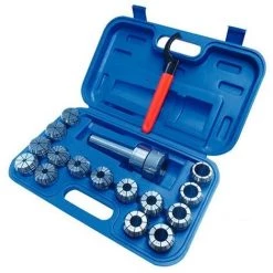 Meilleure vente ???? Coffret De 15 Pinces De 3 à 25 Mm ER40 + Mandrin ISO40 - SZSISO40ER40 - HOLZMANN ⭐